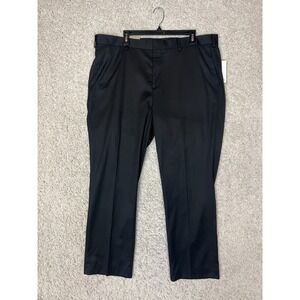 Goodfellow Dress Pants Mens 40x30 Black Straight Flat Front Business Preppy
